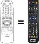 Mando a distancia equivalente VT-404 G