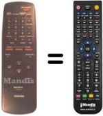 Mando a distancia equivalente Toshiba V 427 G