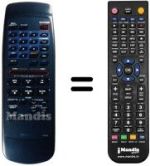 Mando a distancia equivalente Toshiba V 400