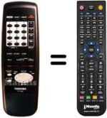 Mando a distancia equivalente Toshiba V 728 W
