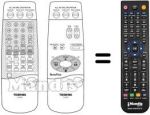 Mando a distancia equivalente VT-854 G