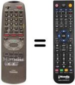 Mando a distancia equivalente VT-858 G