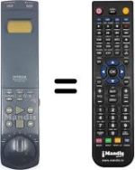 Mando a distancia equivalente VT-RM 153 E