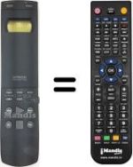 Mando a distancia equivalente VT-RM 253 E