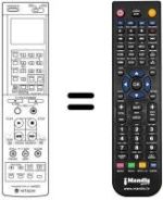 Mando a distancia equivalente VT-RM 633 E