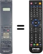 Mando a distancia equivalente VT-RM 551 E