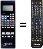 Mando a distancia equivalente VXL 10
