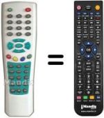 Mando a distancia equivalente DIUNAMAI WD-T 359 SD