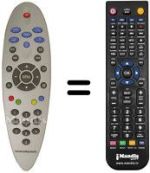 Replacement remote control NordMende MC 2850