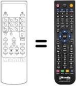 Replacement remote control YK-3