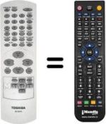 Mando a distancia equivalente Toshiba SD-130 ESE1