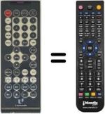 Mando a distancia equivalente MAJESTIC DVX 189