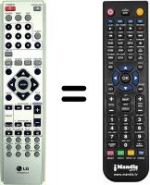 Mando a distancia equivalente LG LH-W 5200