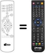 Mando a distancia equivalente Ingelen DBOX