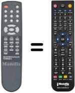 Replacement remote control Tonbury JUPITER