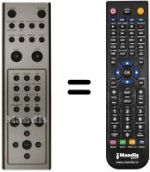 Replacement remote control Medion MD 5370