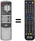 Replacement remote control Medion MD 5410