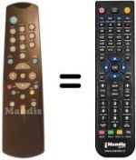 Replacement remote control Telesystem DVB 620