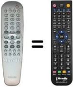 Mando a distancia equivalente Aristona DVD Q 50