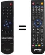 Mando a distancia equivalente Grundig GDV 200