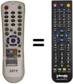 Replacement remote control Telesystem HDR 20