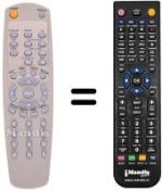 Mando a distancia equivalente Bluesky DVD 5.1