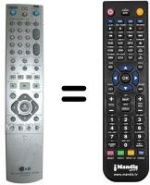 Mando a distancia equivalente LG RH-7900 H