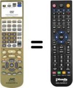 Mando a distancia equivalente JVC XV 2EU