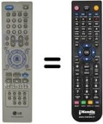 Replacement remote control Goldstar DR-4800