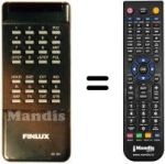 Mando a distancia equivalente Finlux SR 3000