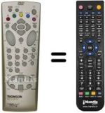 Replacement remote control Arc En Ciel DTH 6000