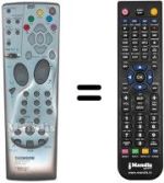 Mando a distancia equivalente Thomson DTH 5400