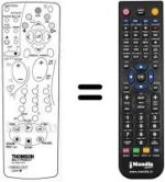 Replacement remote control Arc En Ciel DTH 3700