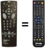 Replacement remote control Arc En Ciel DTH 4500