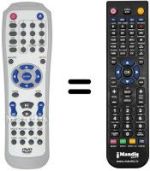 Replacement remote control Telesystem TS 5.6 HDMI