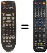 Mando a distancia equivalente Yamaha DVD S830