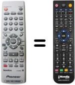 Comandament a distància equivalent Pioneer DVR 230 S