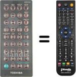 Mando a distancia equivalente MEDR05UX