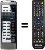 Mando a distancia equivalente Orion VH1177