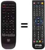 Mando a distancia equivalente REMCON801