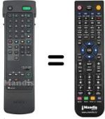 Mando a distancia equivalente Sony VX-2981KR