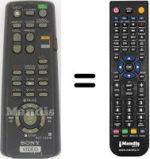 Mando a distancia equivalente Sony SLV-E295VC1