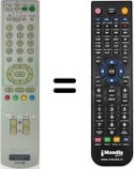 Mando a distancia equivalente Sony RM-X800