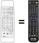 Replacement remote control Philco 15T4