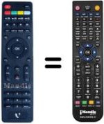 Replacement remote control Hisense LTDN24W12EU