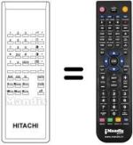 Mando a distancia equivalente Hitachi C15-P / 110VT
