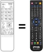 Mando a distancia equivalente Hitachi RC2585111 / 01