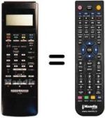 Replacement remote control NordMende V1400E