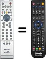 Mando a distancia equivalente Philips 28PW9527 / 12