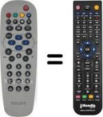 Mando a distancia equivalente Philips 20PF4110 / 01